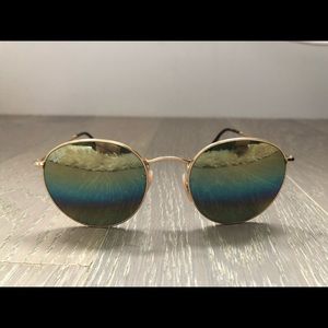 Ray ban circle rainbow metallic lens